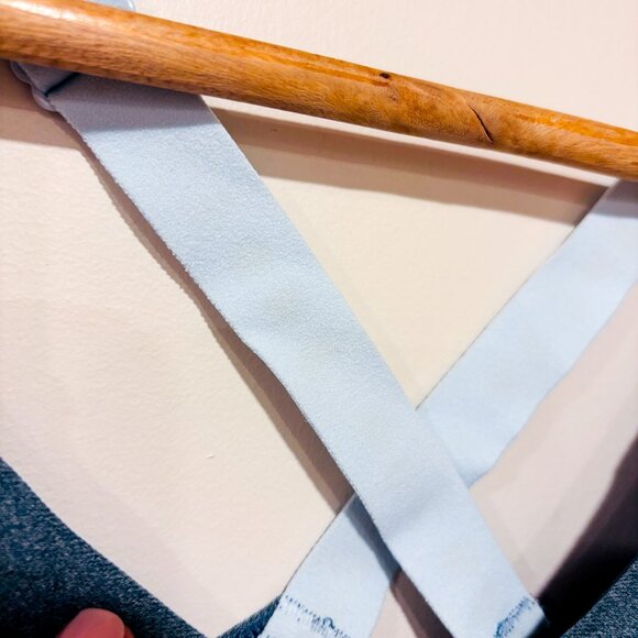 UNDER ARMOUR Blue padded sports bra | Crossback active gym top | X-Small * - Picture 5 of 6